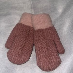 Pink gloves